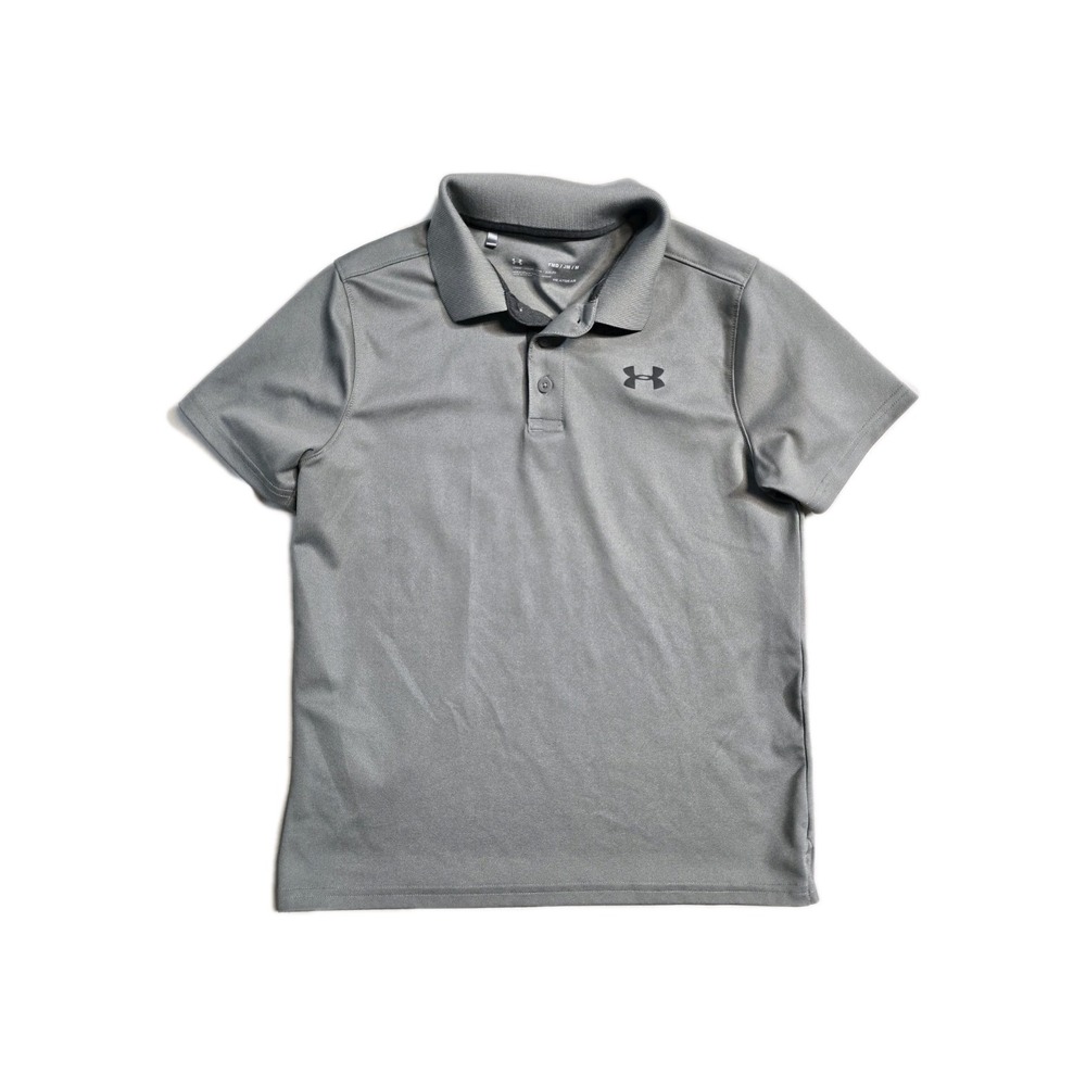 Under Armour Boys Polo Shurt M Youth Loose Heatgear